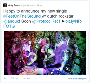 tweet Nicky Romero - new singel