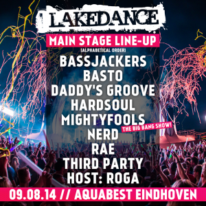 Lakedance 09.08.2014 - Line-up main stage